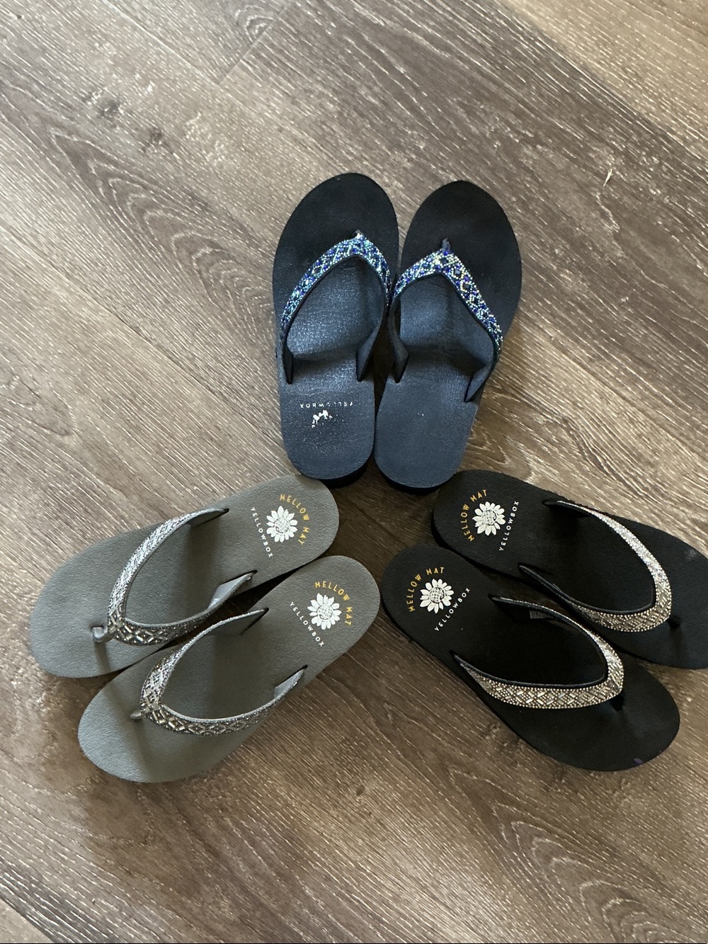 3 pair of Yellowbox Wedges size 7